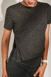 Side Tie Basic Tee