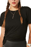 Side Tie Basic Tee
