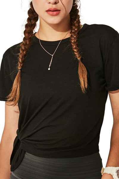 Side Tie Basic Tee