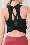 Wrapped Open Back Crop